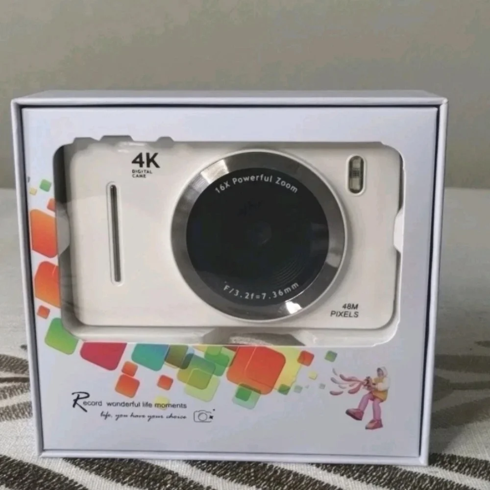 Digital Camera, 48MP 4K Vlogging Camera with 2.8 Inch HD Screen, 16X Digital...